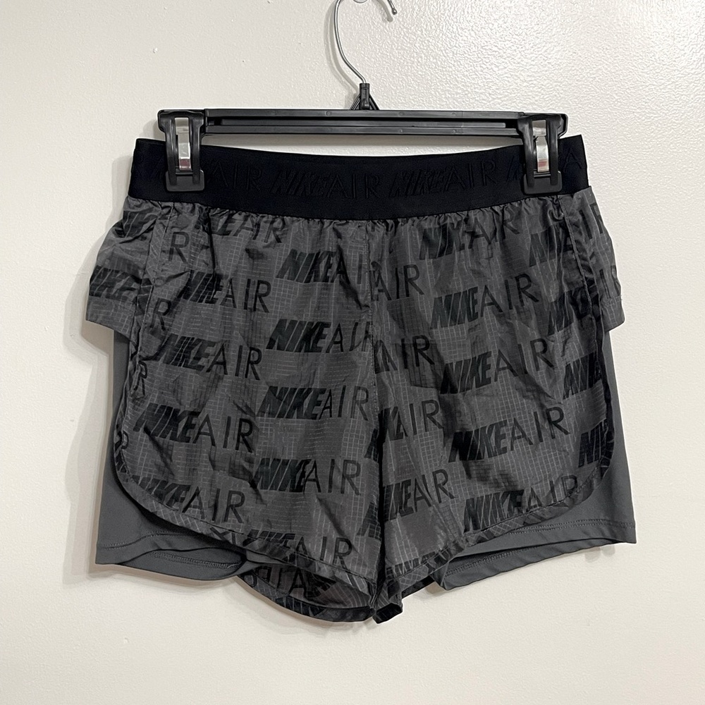 Nike Air Dri-Fit women's running shorts built-in spandex shorts